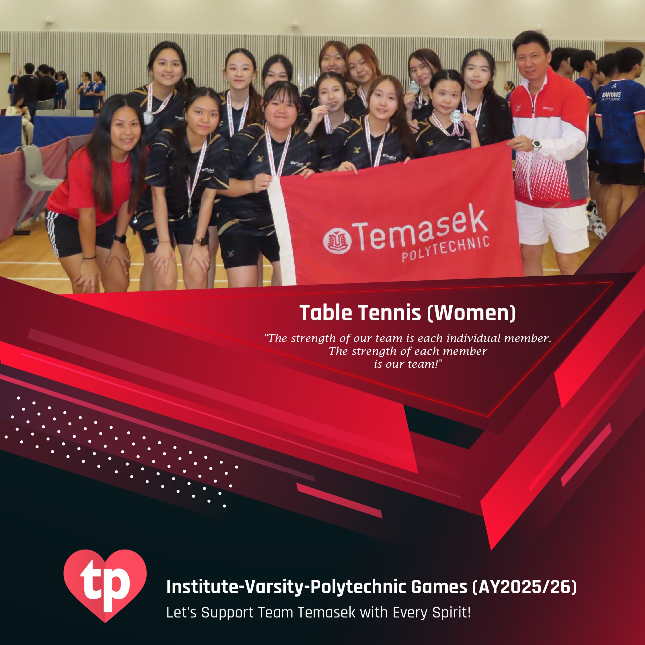 Image of TP Table Tennis (Women) team for IVP Games